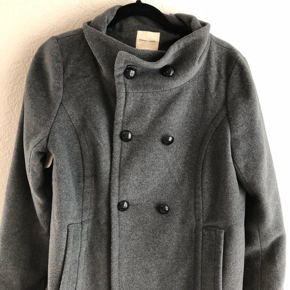 Double breasted dark gray wool jacket - Picture 2 of 5